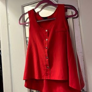 Red chiffon shirt from Mine